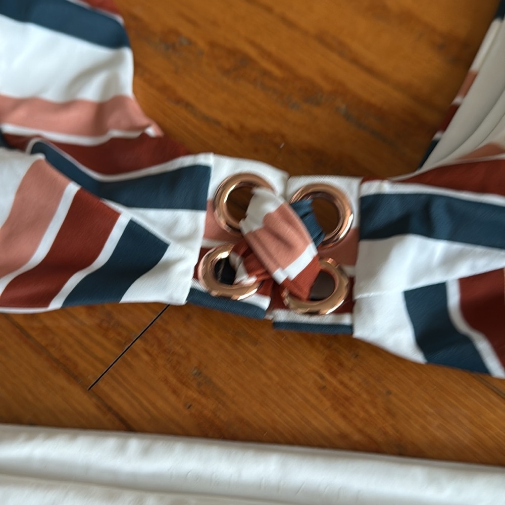 Tori Praver Multicolor Remi Striped Bikini - Picture 6 of 7